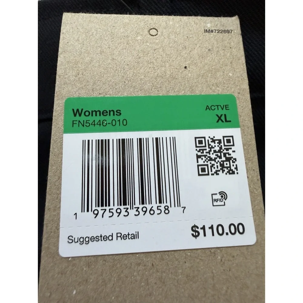 Nike Air Jordan Womens Woven Pants Size XL Black FN5446-010 NEW